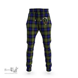 Scottish MacLaren Modern Clan Family Crest Tartan Joggers Pants