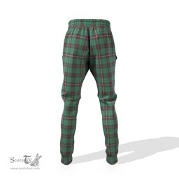 Scottish MacKinnon Hunting Ancient Clan Family Crest Tartan Joggers Pants