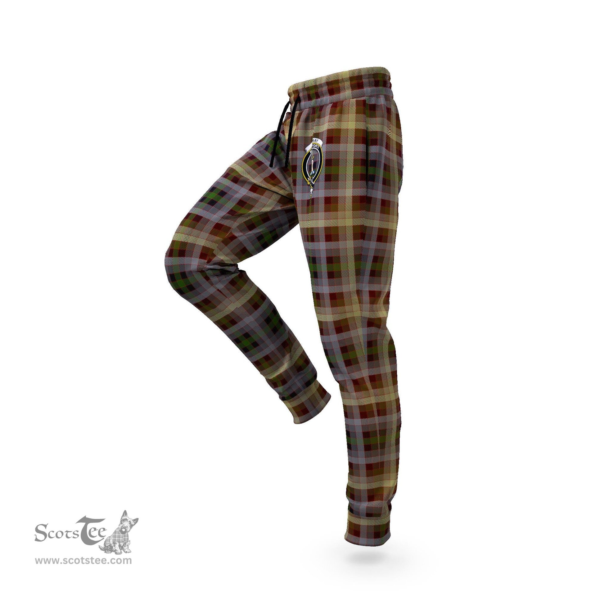 Scottish MacKay of Strathnaver Clan Family Crest Tartan Joggers Pants