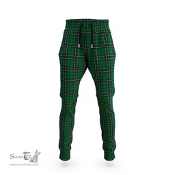 Scottish MacLean of Duart Hunting Clan Tartan Joggers Pants