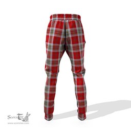 Scottish MacLean of Duart Dress Red Clan Family Crest Tartan Joggers Pants