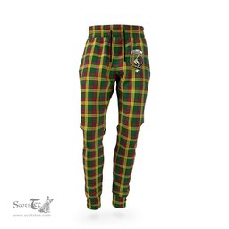 Scottish MacMillan Ancient Clan Family Crest Tartan Joggers Pants