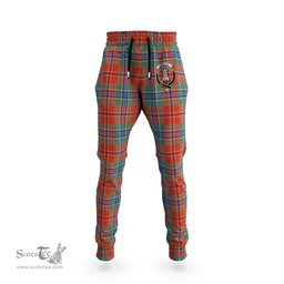 Scottish MacLean of Duart Ancient Clan Family Crest Tartan Joggers Pants