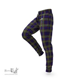 Scottish MacLellan Clan Family Crest Tartan Joggers Pants