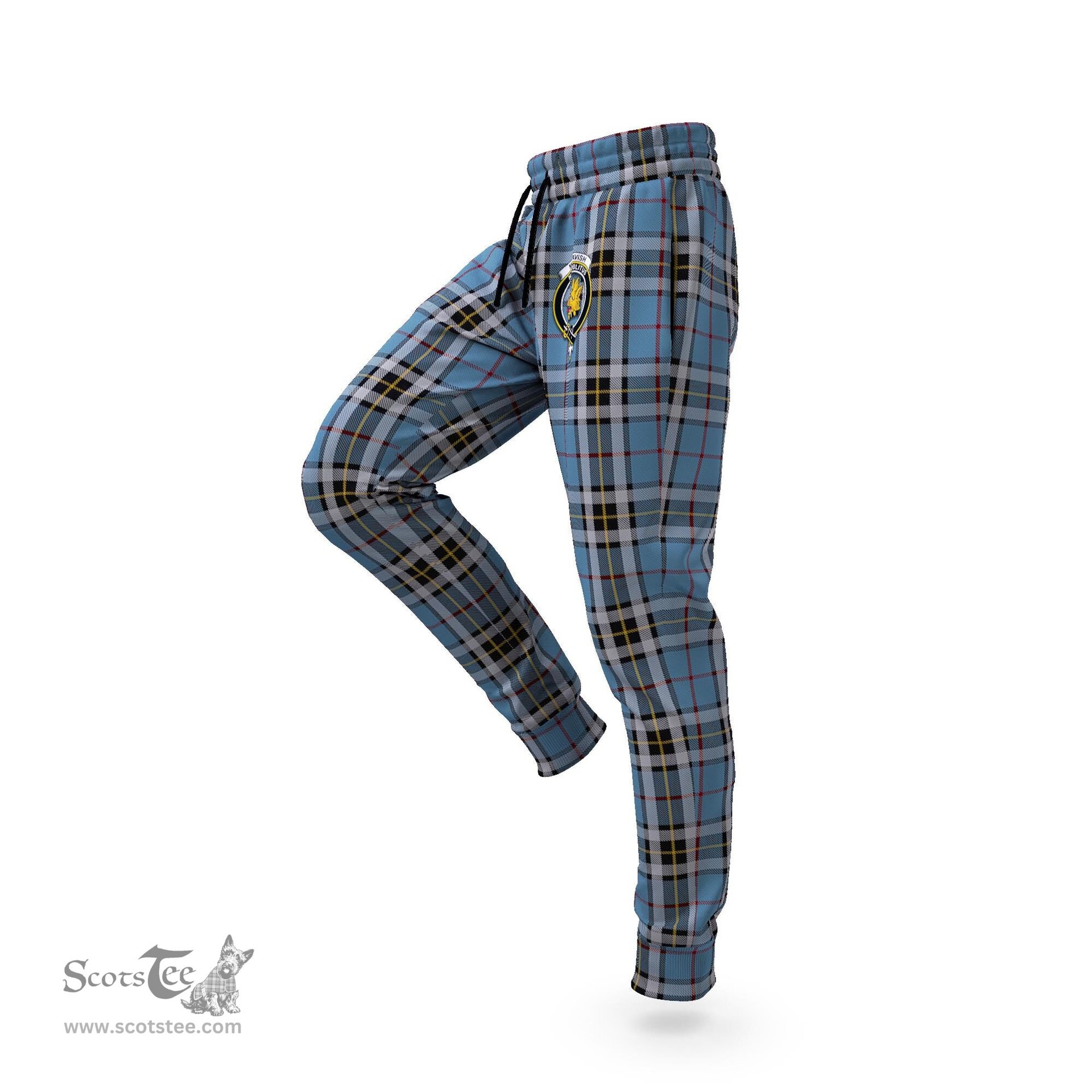 Scottish MacTavish Dress Clan Family Crest Tartan Joggers Pants