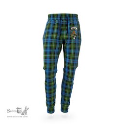 Scottish MacKenzie Clan Family Crest Tartan Joggers Pants