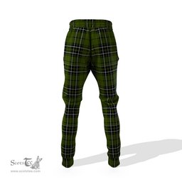 Scottish MacLean Hunting Clan Family Crest Tartan Joggers Pants