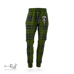 Scottish MacLean Hunting Clan Family Crest Tartan Joggers Pants