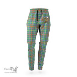 Scottish MacKintosh Hunting Ancient Clan Family Crest Tartan Joggers Pants