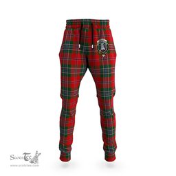 Scottish MacLean Clan Family Crest Tartan Joggers Pants