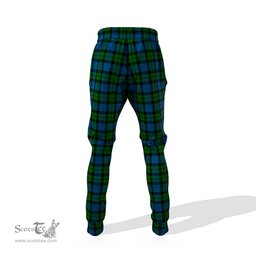 Scottish MacKay Modern Clan Family Crest Tartan Joggers Pants