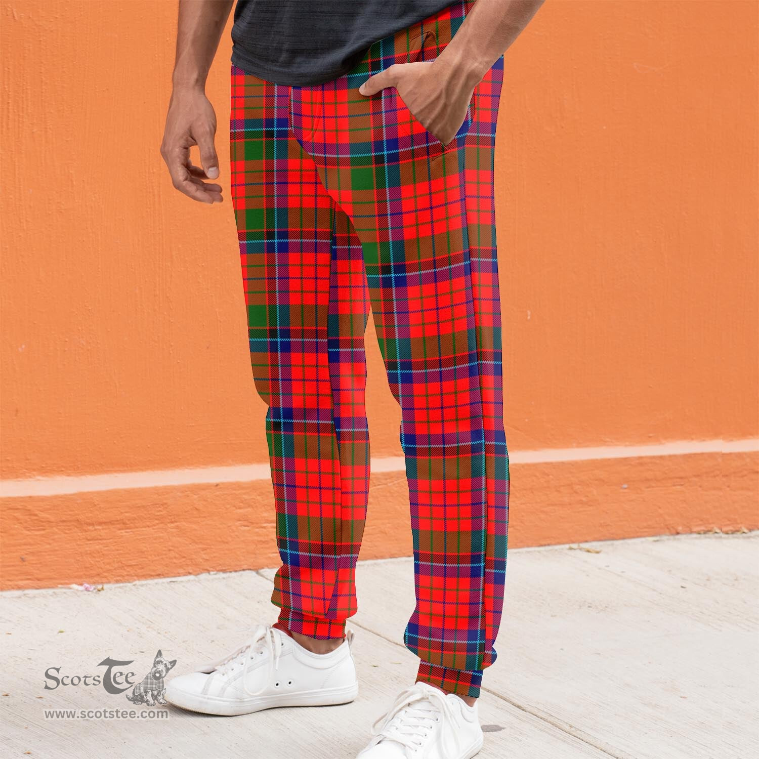 Scottish MacNicol of Scorrybreac Clan Tartan Joggers Pants