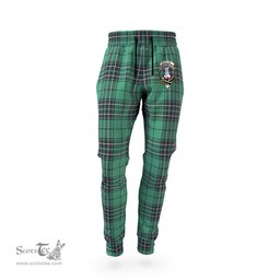 Scottish MacLean Hunting Ancient Clan Family Crest Tartan Joggers Pants