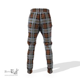 Scottish MacLeod of Harris Weathered Clan Family Crest Tartan Joggers Pants