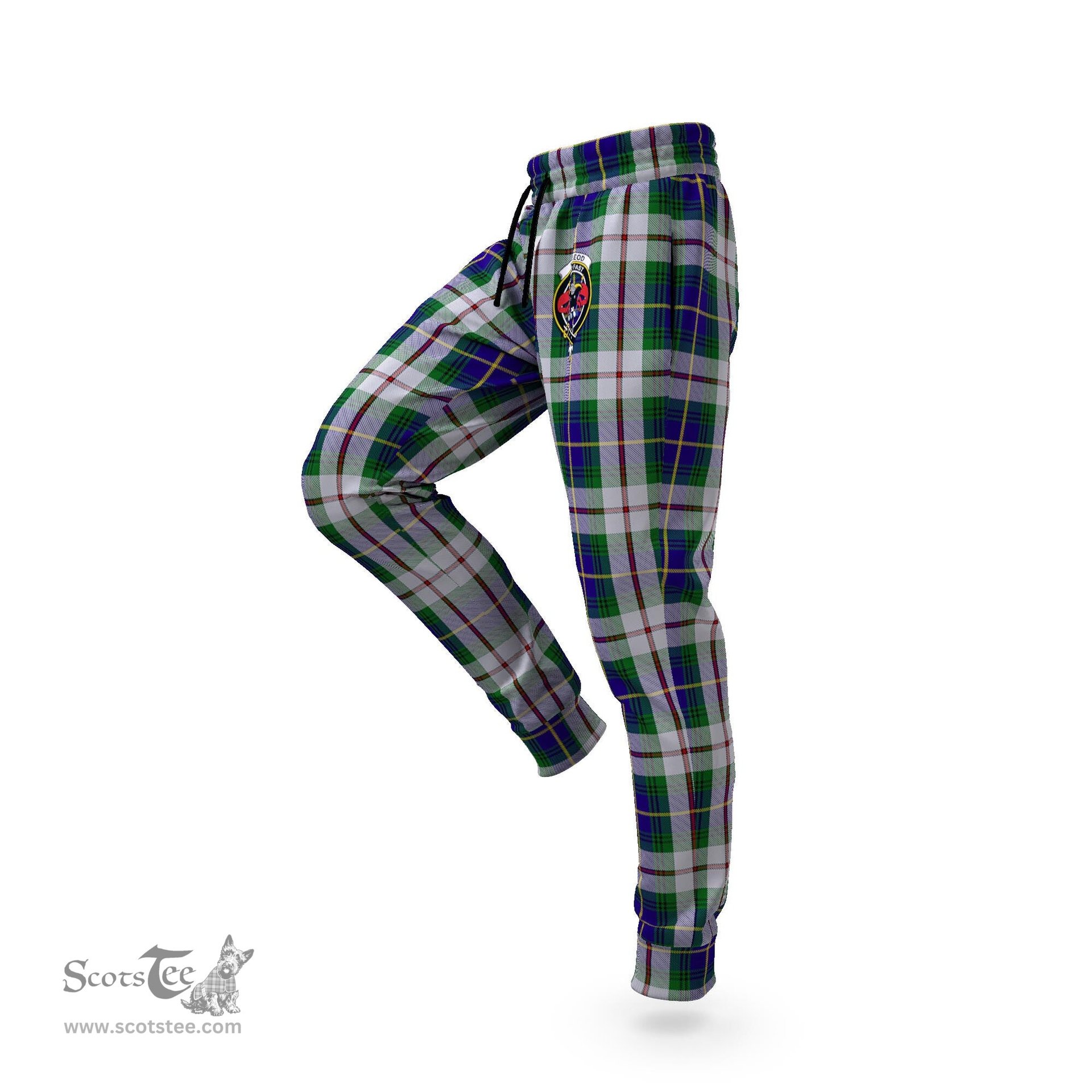 Scottish MacLeod Of Californian Clan Family Crest Tartan Joggers Pants