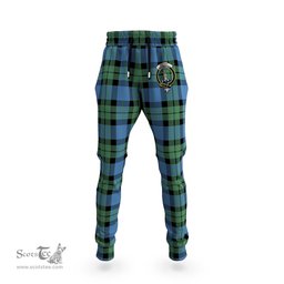Scottish MacKay Ancient Clan Family Crest Tartan Joggers Pants