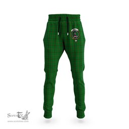 Scottish Mar Tribe Clan Family Crest Tartan Joggers Pants