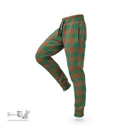 Scottish Menzies Green Ancient Clan Tartan Joggers Pants