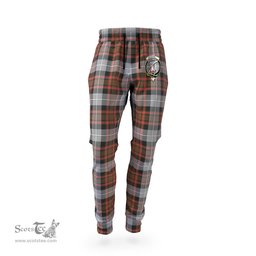 Scottish MacRae Hunting Weathered Clan Family Crest Tartan Joggers Pants
