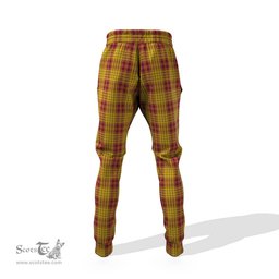 Scottish MacMillan Dress Clan Family Crest Tartan Joggers Pants