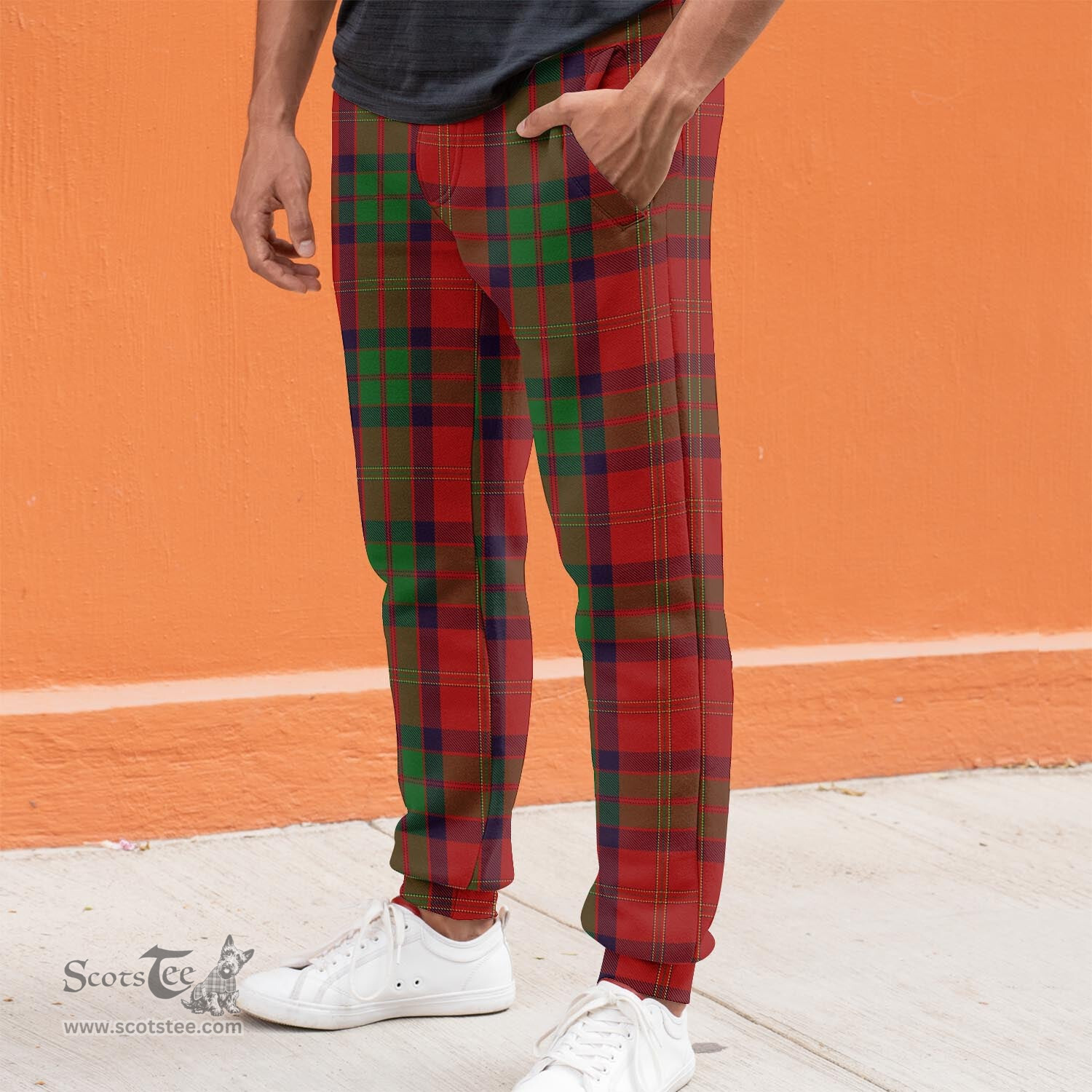 Scottish MacPherson of Cluny Clan Tartan Joggers Pants
