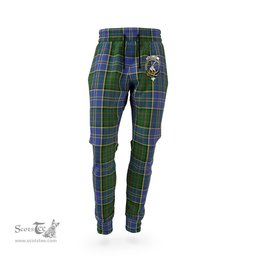 Scottish MacMillan Hunting Clan Family Crest Tartan Joggers Pants