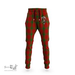 Scottish MacQuarrie Clan Family Crest Tartan Joggers Pants