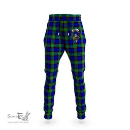 Scottish Sempill Modern Clan Family Crest Tartan Joggers Pants