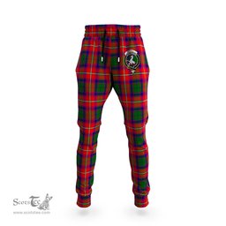 Scottish Riddell Clan Family Crest Tartan Joggers Pants