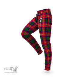 Scottish Riddell Clan Family Crest Tartan Joggers Pants