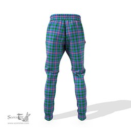 Scottish Pitcairn Hunting Clan Family Crest Tartan Joggers Pants