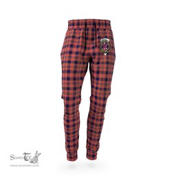 Scottish Ogilvie (Ogilvy) Clan Family Crest Tartan Joggers Pants