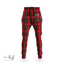 Scottish Orr Clan Family Crest Tartan Joggers Pants