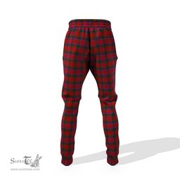 Scottish Nicolson Clan Family Crest Tartan Joggers Pants