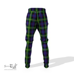 Scottish Watson Clan Family Crest Tartan Joggers Pants