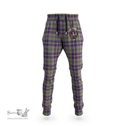 Scottish Taylor Weathered Clan Family Crest Tartan Joggers Pants