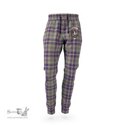 Scottish Taylor Weathered Clan Family Crest Tartan Joggers Pants
