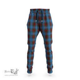 Scottish Stewart Royal Blue Clan Tartan Joggers Pants