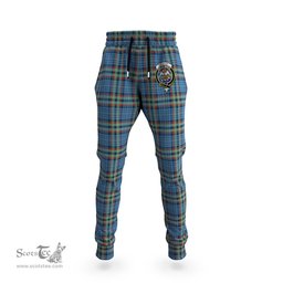 Scottish Ralston UK Clan Family Crest Tartan Joggers Pants