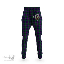 Scottish Urquhart Clan Family Crest Tartan Joggers Pants