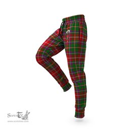 Scottish Somerville Clan Family Crest Tartan Joggers Pants