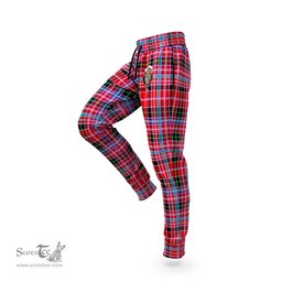 Scottish Udny Clan Family Crest Tartan Joggers Pants