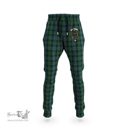 Scottish Scott Hunting Clan Family Crest Tartan Joggers Pants
