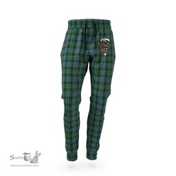 Scottish Scott Hunting Clan Family Crest Tartan Joggers Pants