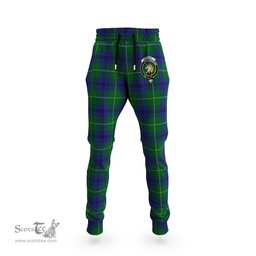 Scottish Oliphant Clan Family Crest Tartan Joggers Pants