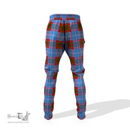 Scottish Trotter Clan Family Crest Tartan Joggers Pants