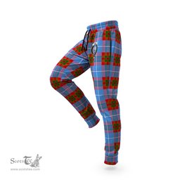 Scottish Trotter Clan Family Crest Tartan Joggers Pants