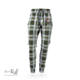 Scottish Taylor Dress Clan Family Crest Tartan Joggers Pants