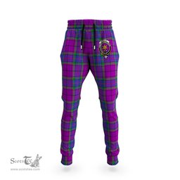 Scottish Wardlaw Modern Clan Family Crest Tartan Joggers Pants