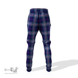 Scottish Nevoy Clan Family Crest Tartan Joggers Pants